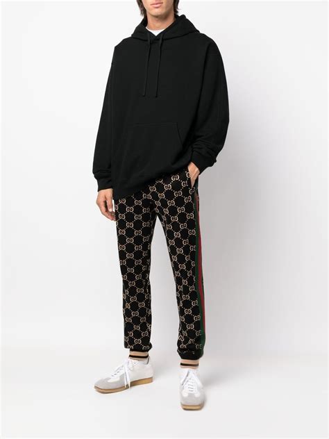 gucci jogginganzug grau|farfetch gucci sweatpants.